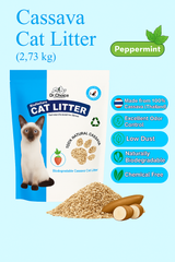 Dr. Choice Eco-friendly Cassava  Cat Litter Peppermint Scent 2.73kg